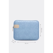 Mussen Ipad Neo Air Pro & Galaxy & Matepad & Tablet Kılıfı 11 İnç Hasır Mavi