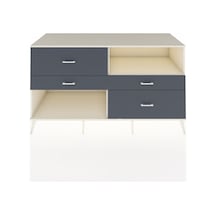 Kronos Konsol Tek Raflı 4 Çekmeceli 176x59x99 Aytaşı-aytaşı/antr Aytaşı-aytaşı/antrasit
