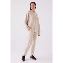 Arnetta Kadın Krem Pijama Takımı Ar3111-s-v3 Krem