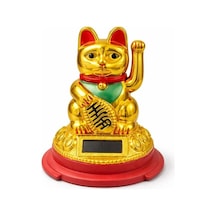 Hubrendy Emin Güneş Enerjili Pati Salayan Şans Kedisi Maneki Neko