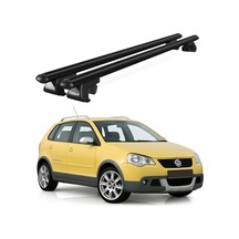 Volkswagen Polo Cross 2006-2009 Uyumlu Siyah Ara Atkı Port Bagaj Tavan Barı