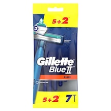 Gillette Blue2 Plus Erkek Kullan At Tıraş Bıçağı 5+2 7'li, Krom Kaplamalı