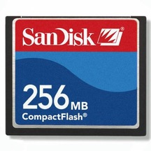 Sandisk 256 Mb Cf Compact Flash Hafıza Kartı Kamera Cnc Kartı