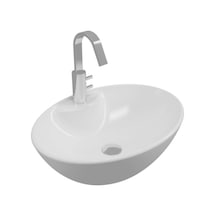 Serel - Chamonix Çanak Lavabo Beyaz 41 55 Cm  - Ch34tds110h-