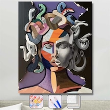 Medusa Sayılarla Boyama Seti - Çerçeveli, 40x50cm
