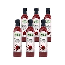 Gül Sirkesi 6x500 Ml %100 Katkısız Doğal Özel Üretim