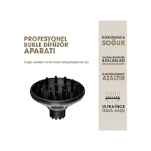 Ghd Profesyonel   Kıvırcık Saç Difüzörü Siyah