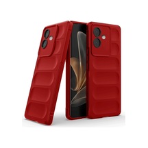 Oppo A3 Kılıf Optimum Silikon - Kırmızı Evimdeyokyok