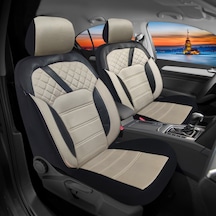 Oto Pandami Dacia Lodgy 2014 Uyumlu 1+1 Krem Tay Tüyü Koltuk Kılıfı
