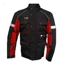 Lbc Olimpos Enduro Kışlık Motosiklet Montu Kırmızı - Siyah