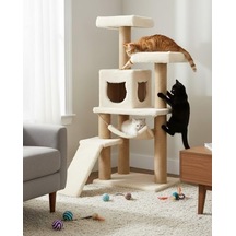 Tr Pet Kedi Tırmalama Kulesi Oyun Evi Platformlu