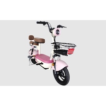 Arora Casper Elektrikli Motosiklet 48v12ah 249w Elektrikli Moped E-bike 25 Km/h Şehir Içi Ulaşım Aracı Pembe