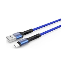 Hasır Kırılmaya Dayanıklı 2M Ls64 Micro Usb Kablo