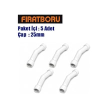 Fırat Manşonlu Köprü 25mm, Manşonlu Kavis, 5 Adet, 7b00130025