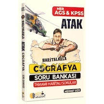 Meb-Ags Kpss Haritalarla Atak Coğrafya Soru Bankası Mehmet Eğit