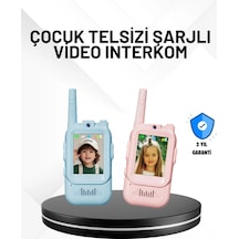Mey İthalat 3 12 Yaş Çocuklara Uygun Görüntülü Walkie Talkie Seti