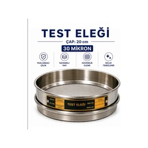 Test Eleği - Çap: 20 Cm 30 Mikron Paslanmaz Çelik