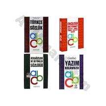 Karatay 4 Lü Sözlük Seti Yazım Klavuzu Deyimler Sözlüğü