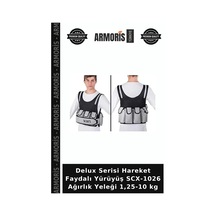 Delux Serisi Hareket Faydalı Yürüyüş Scx-1026 Ağırlık Yeleği 1,25-10 Kg Belirtilmemiş
