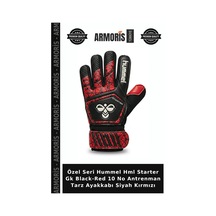 Özel Seri Hummel Hml Starter Gk Black-red 10 No Antrenman Tarz Ayakkabı Siyah Kırmızı Siyah - Kırmızı