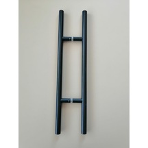 BİRSAN 30*60  CAM KAPI KOLU ANTRASİT GRİ