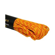 4 Mm Kalınlığında 30 Metre Paracord İp, Sarı Ve Turuncu Açık Kırmızı