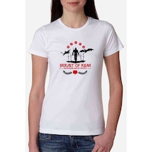 The Witcher Geralt Of Rivia Kadın Beyaz Tshirt