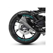Rks Qj Motor Srk 125r Motosiklet Jant İçi Sticker Etiket Modeli Turkuaz