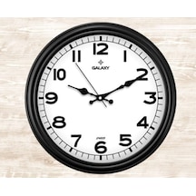 Modern 200-k Siyah Renk Duvar Saati 30 Cm Siyah