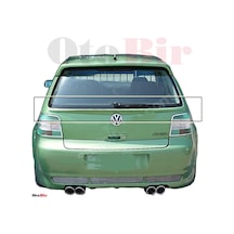 Volkswagen Golf 4 Cam Altı Spoiler Fiber Boyalı