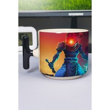 Dead Cells Baskılı Seramik Lüks Kupa 1 Adet T Şeklinde Özel Siyah Kulp Dalga Kulp V5t Çok Renkli
