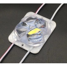Powermaster Pm-14715 12 Volt 2 Watt Sarı Yanıp Sönen Çakar 4333-3030 Modül Led 43x33x28mm 20 Adet Sarı