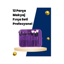 Profesyonel Makyaj Uygulamalarına Özel 12 Parça Kompakt Ve Hafif Makyaj Fırça Seti 94187070