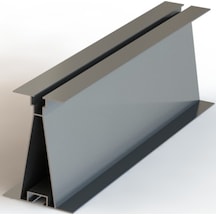State Güneş Paneli Solar İçin Aluminyum Ray Profil 26 Cm