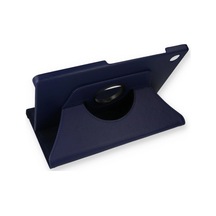 Samsung Galaxy X200 Tab A8 10.5 Kılıf 360 Tablet Deri Kılıf - Lacivert Diğer