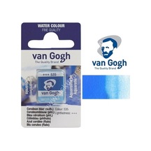 Talens Van Gogh Tablet Suluboya 1/2 Cerulean Blue- 535