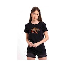 Slayer Death Metal Heavy Thrash Baskılı Siyah Kadın Tshirt