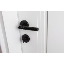 Siyah Parçalı Wc Kapı Kolu Ön - Arka Takım