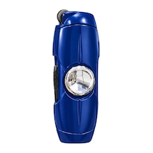 Hunter Tek Torch Pürmüz Lacivert Slim Metal Puro Çakmağı & Stres Çarkı Ack081