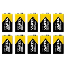 Varta 6F22 Çinko Karbon Shrink 9 V Pil 10 Adet