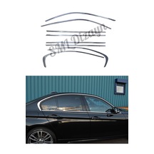 Bmw F30 Krom Cam Çıtası Nikelaj Tamtur F30 Cam Çerçevesi