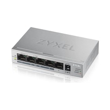 Zyxel Gs1005hp, 5 Port, Gigabit, Poe 60w, Yönetilemez, Masaüstü Switch