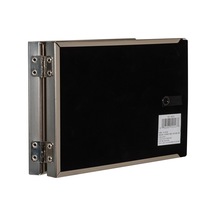 Lexroo International Designs Concourse Kalaylı Metal Menteşeli Resim Çerçevesi, Çift Yatay, 2-4x6
