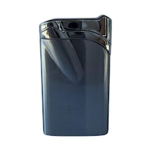 Premiumquality Tek Torch Pürmüz Gümüş Metal Puro Çakmağı - Tr8637