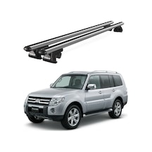 Venüs Mitsubishi Pajero 5d 2011-2021 Uyumlu Gri Ara Atkı Port Bagaj Tavan Barı