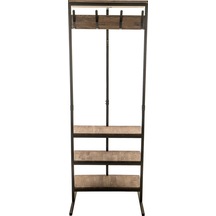 Ceketlik Ve Ayakkabılık - Ayakkabı Rafı - Elbise Askısı - Askılık Ceviz