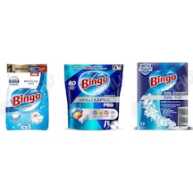 Bingo Beyazlar İçin Toz 8 Kg + Tablet Pro 80'li + Bulaşık 3'lü Set Diğer