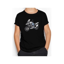 Zepplin Giyim BMW GS Blue Siyah Çocuk Tişört Siyah
