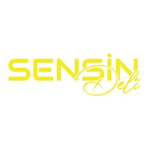 Sensin Deli Sticker 17x17 Cm Sarı