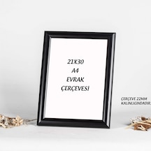 A4 Siyah Çerçeve